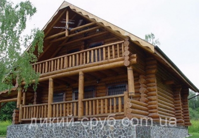 дикий сруб
